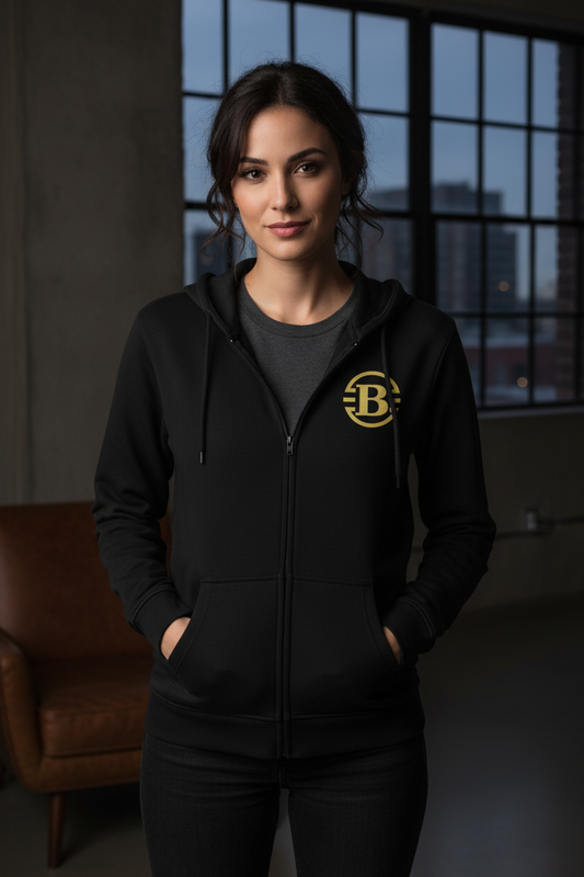 Bratina Sweat Jacket bis 5XL (DTJ2) Gold