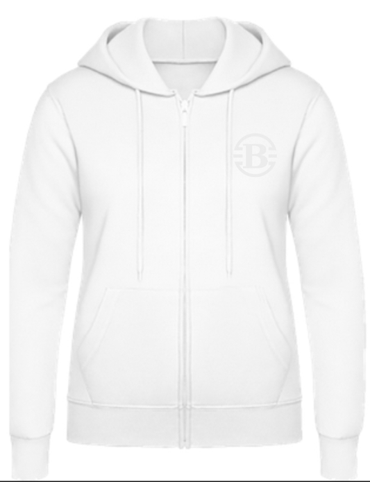 Bratina Sweat Jacket bis 5XL (DTJ2) Weiß