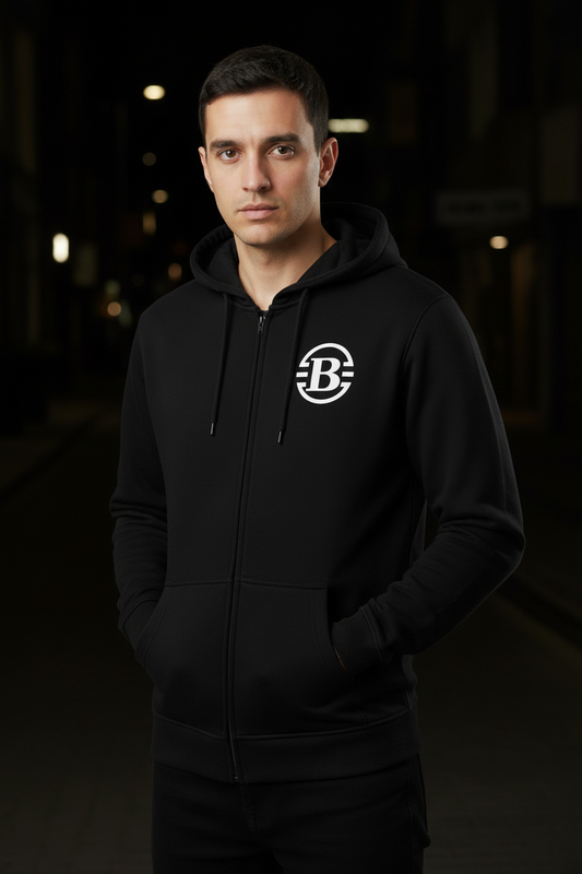 Bratan Sweat Jacket mit Handytasche (HTJ1) Weiß