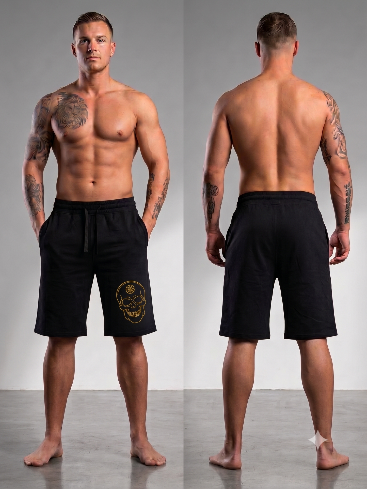 Bratan Shorts Skull