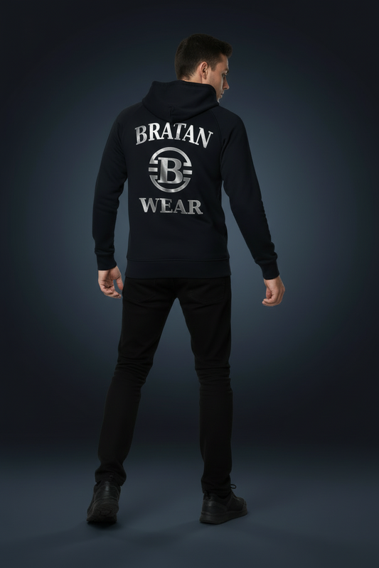 Bratan Sweat Jacket mit Handytasche (HTJ1) Silber