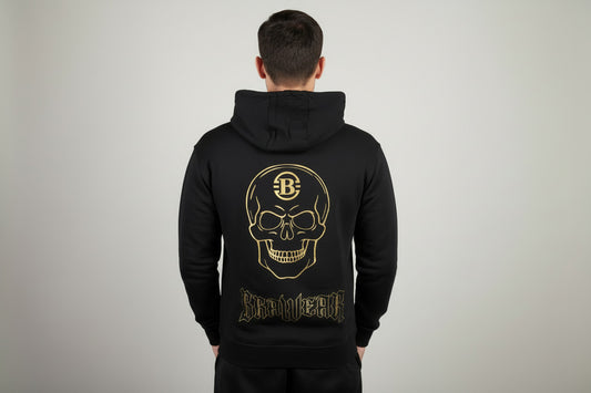Skull Hoodie Integrierte Handytasche