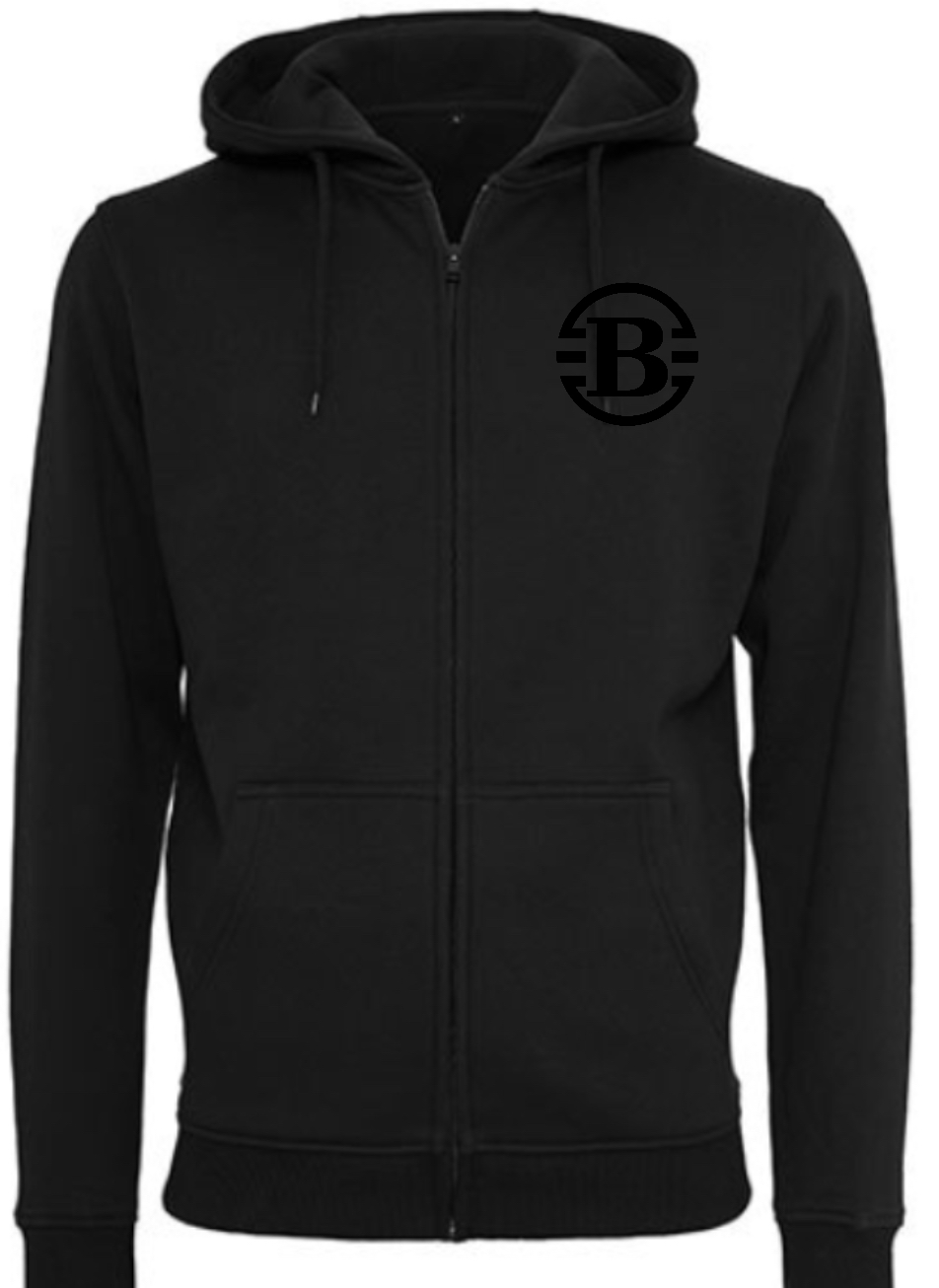 Bratina Sweat Jacket bis 5XL Schwarz (DTJ2)