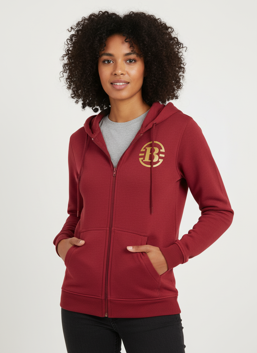 Bratina Sweat Jacket bis 5XL (DTJ2) Gold