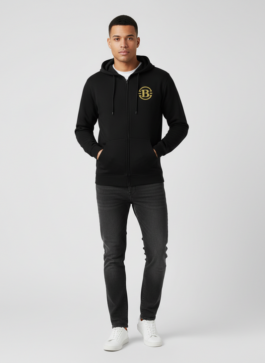 Bratan Sweat Jacket mit Handytasche (HTJ1) Gold