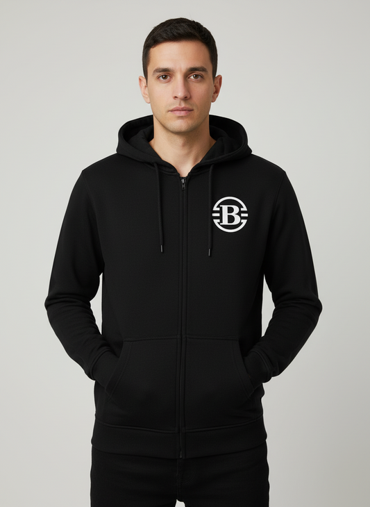 Bratan Sweat Jacket mit Handytasche (HTJ1) Weiß