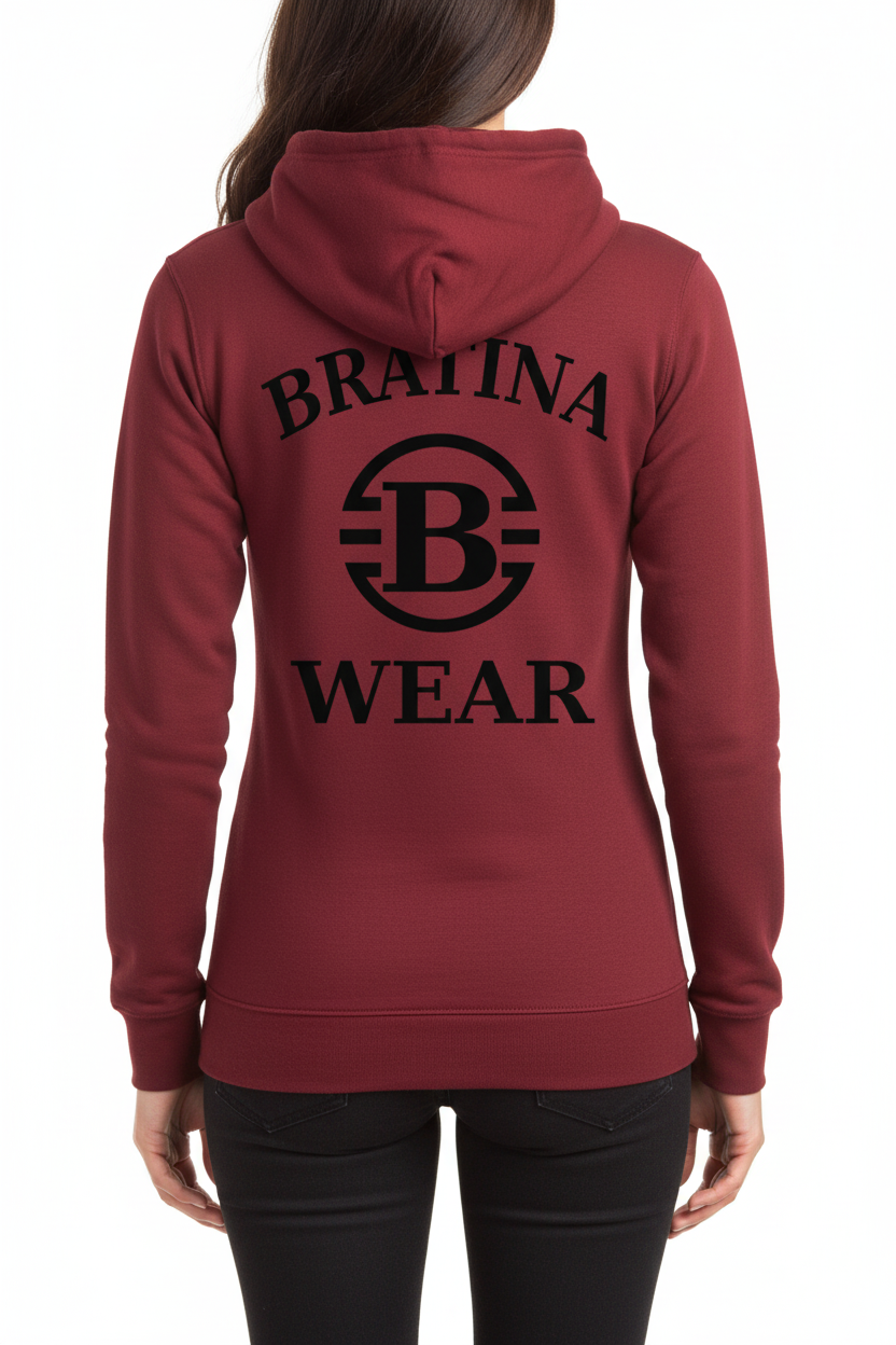 Bratina Hoodie Fire Red  (DH4)