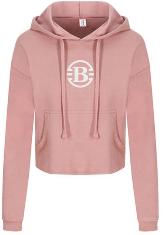 Bratina Cropped Hoodie Pink (DH3)