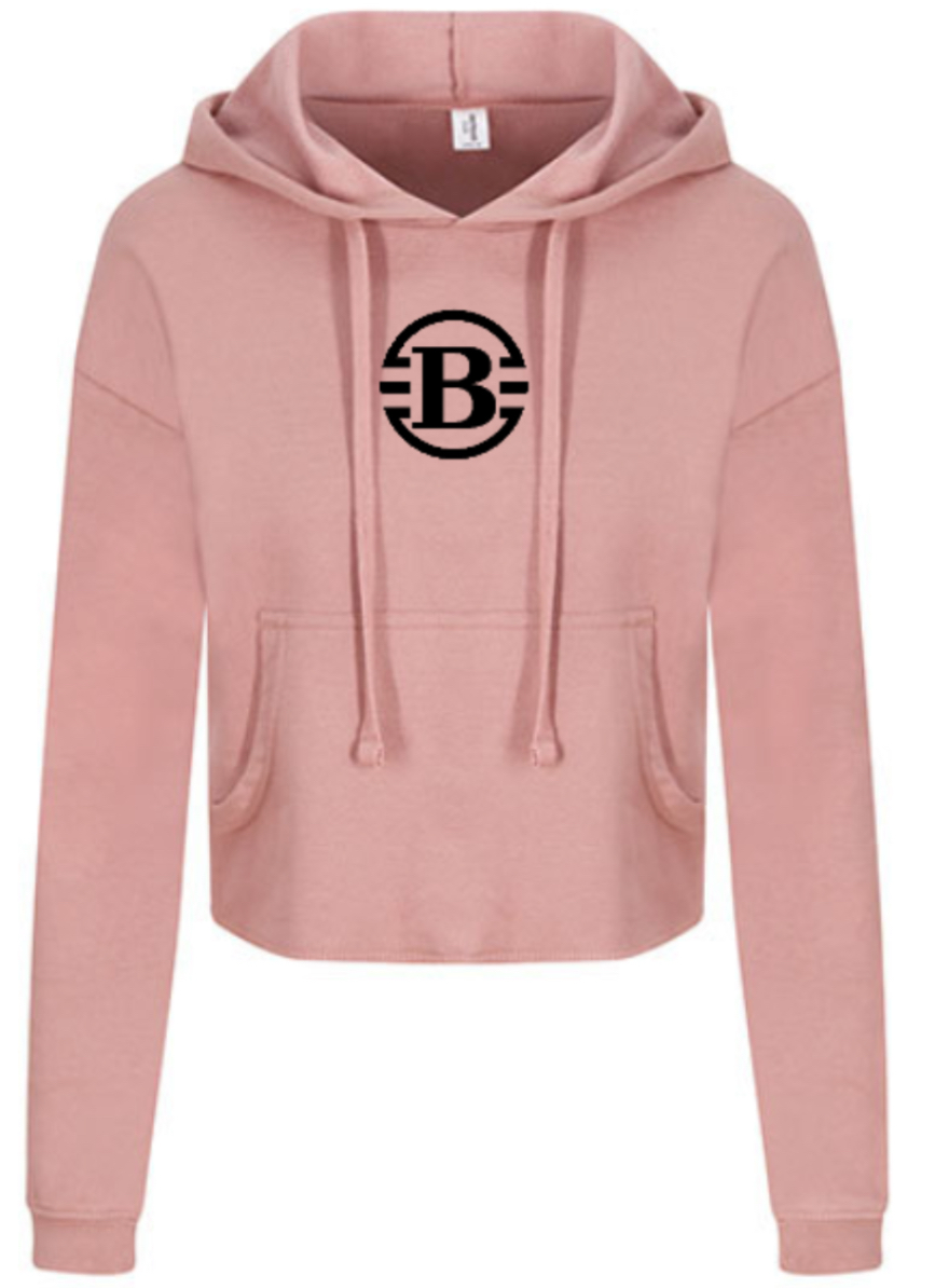 Bratina Cropped Hoodie Pink (DH3)