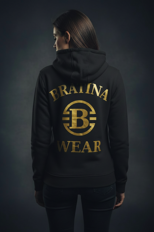 Bratina Sweat Jacket bis 5XL (DTJ2) Gold