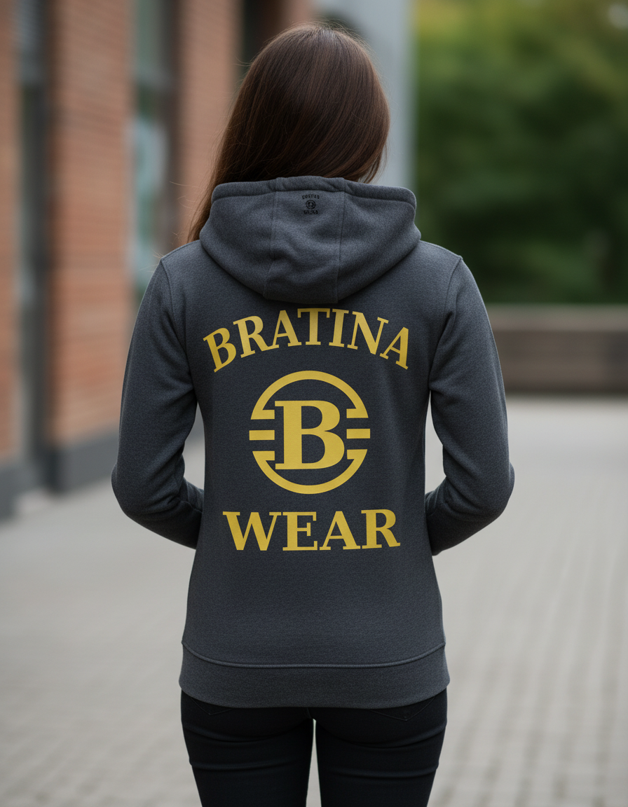 Bratina Sweat Jacket bis 5XL (DTJ2) Weiß