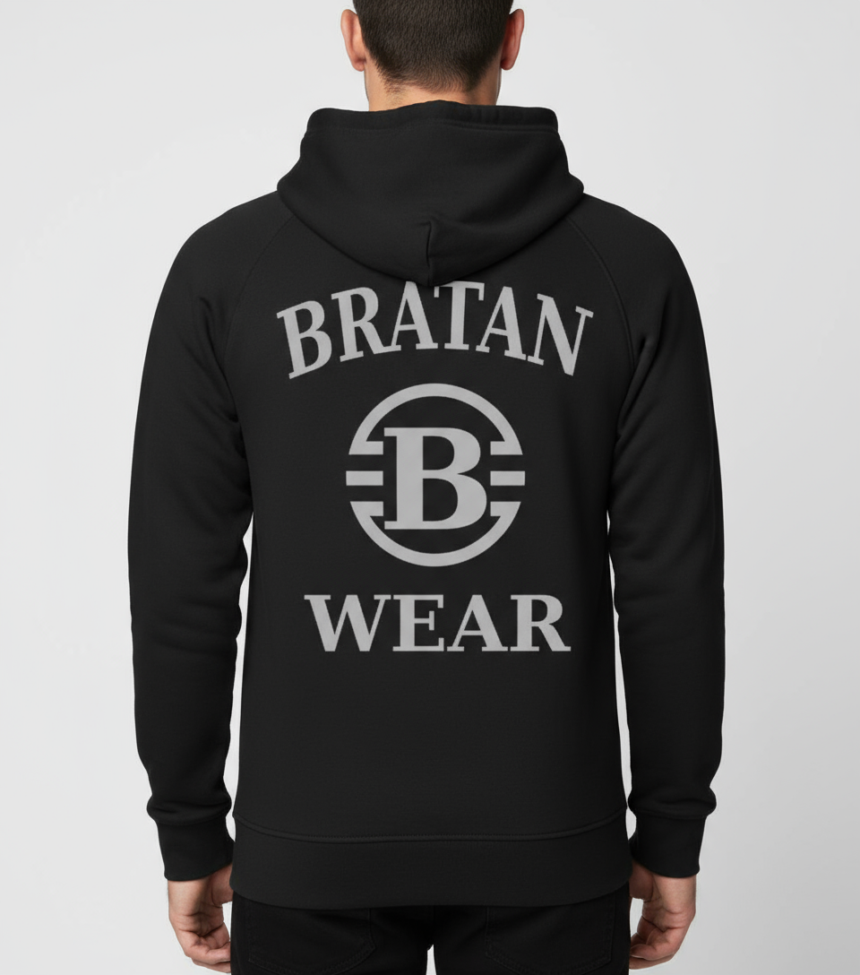 Bratan Hoodie bis 5XL (HH2) Silber