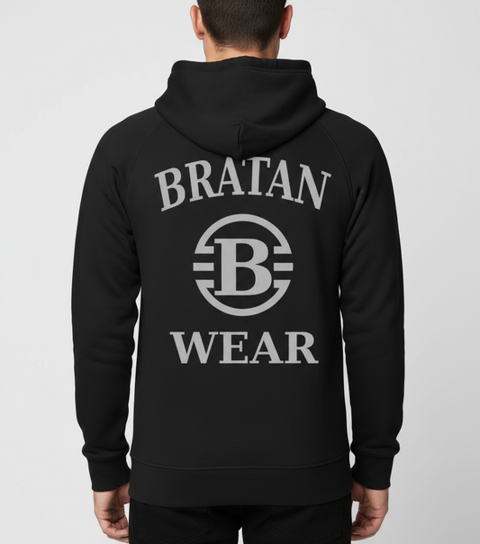 Bratan Hoodie bis 5XL (HH2) Silber